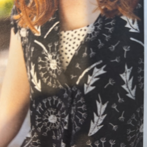 Gudrun Sjoden “Dandelion” Jersey Dress, Black/Print, Size Medium - Picture 15 of 15